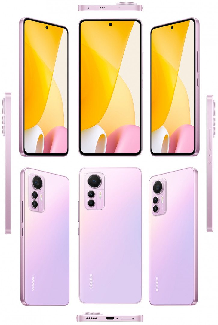 Xiaomi 12 Lite во всех расцветках показали на официальных рендерах