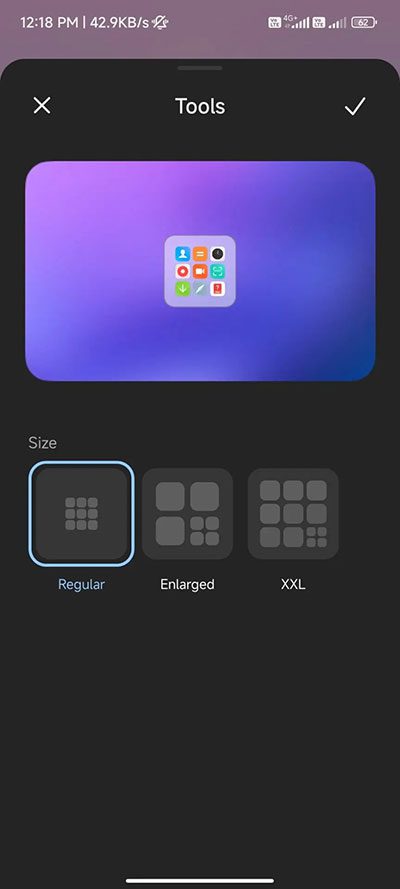Обновлённый MIUI Launcher от Xiaomi уже включает "большие" папки