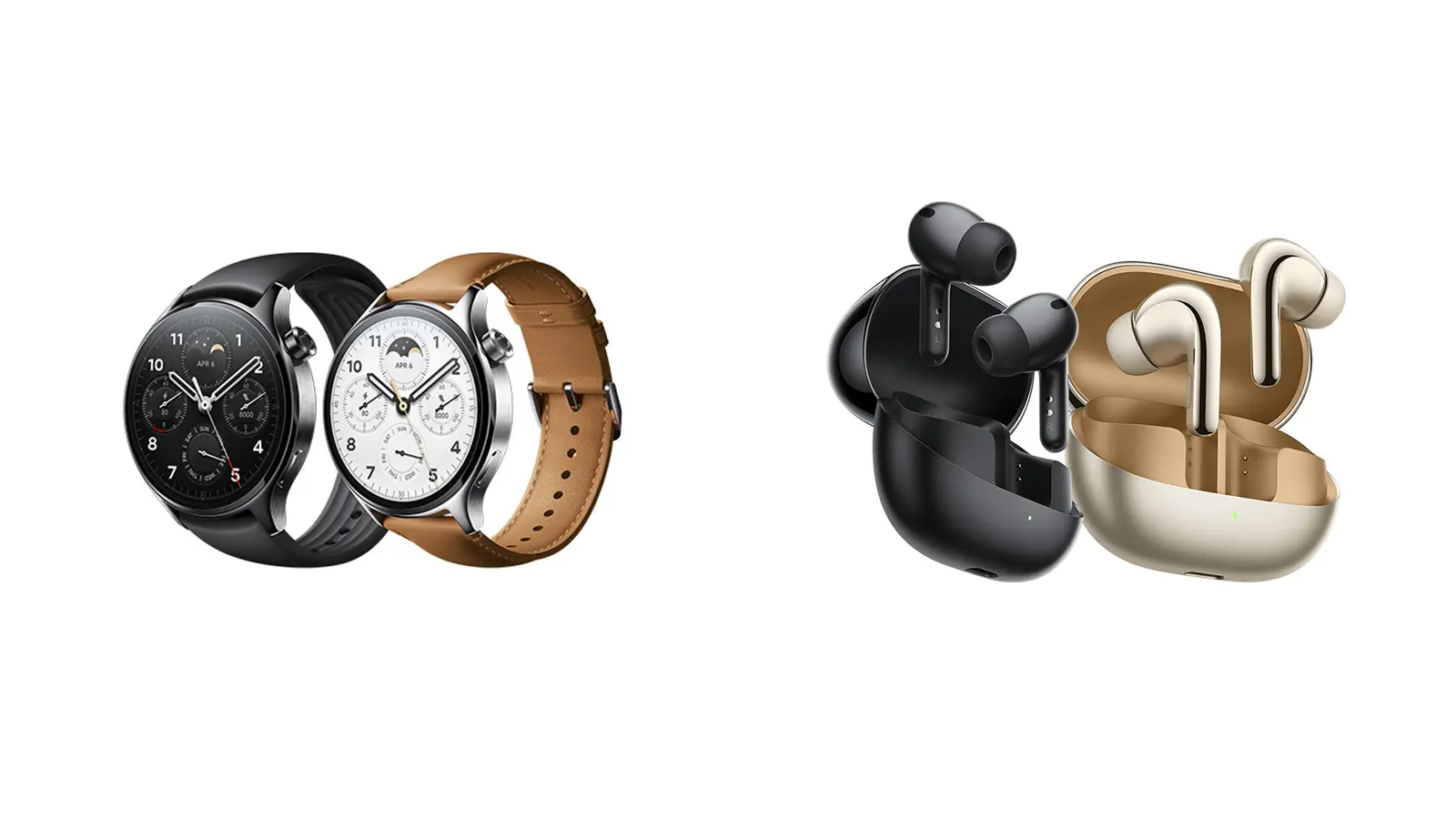 Xiaomi Watch S1 Pro и Xiaomi Buds 4